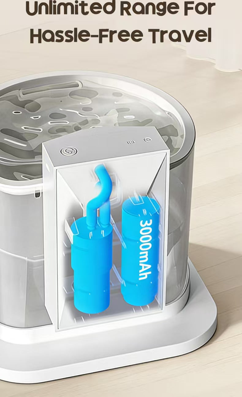 2-in-1 Cordless Automatic Feeder & Waterer with Constant Temperature, All-in-One Unit for Cats and Dogs